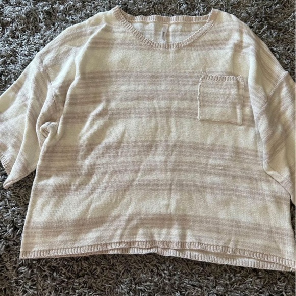 Short Sleeve Pocket Sweater - Picture 1 of 2